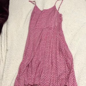 Spaghetti strap knee length dress